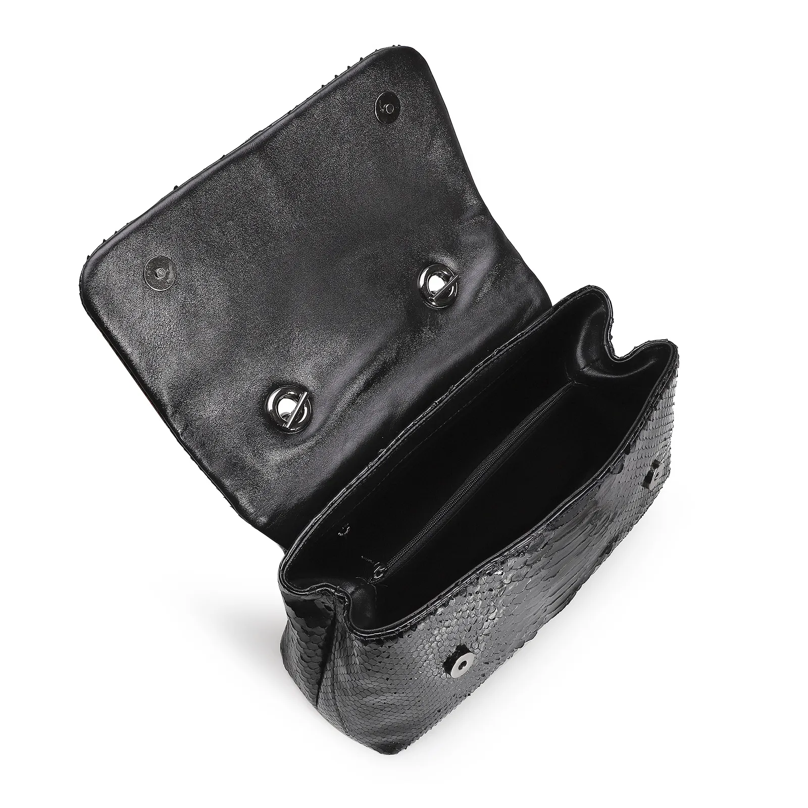 Bolsa De Ombro Python Preto