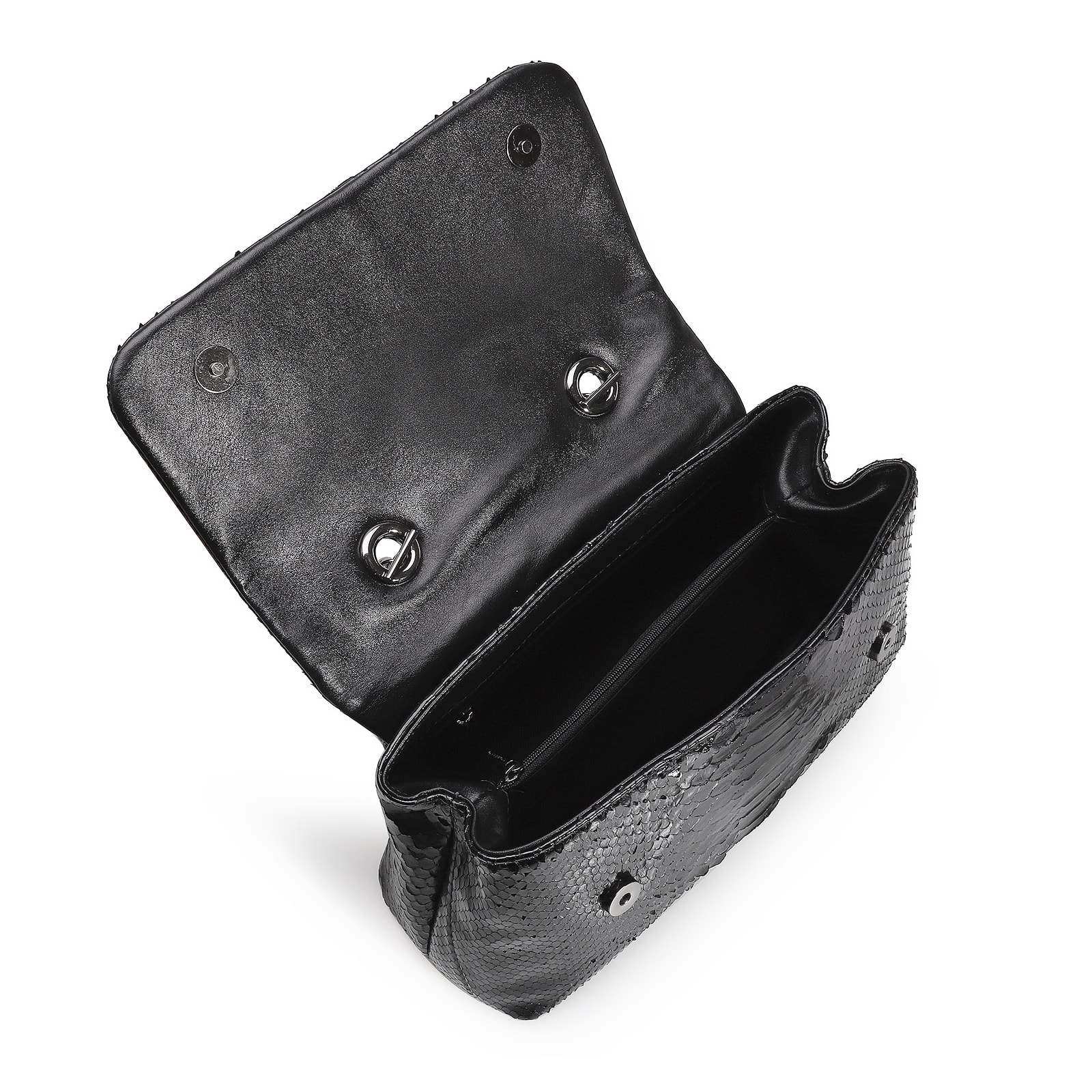 Bolsa De Ombro Python Preto