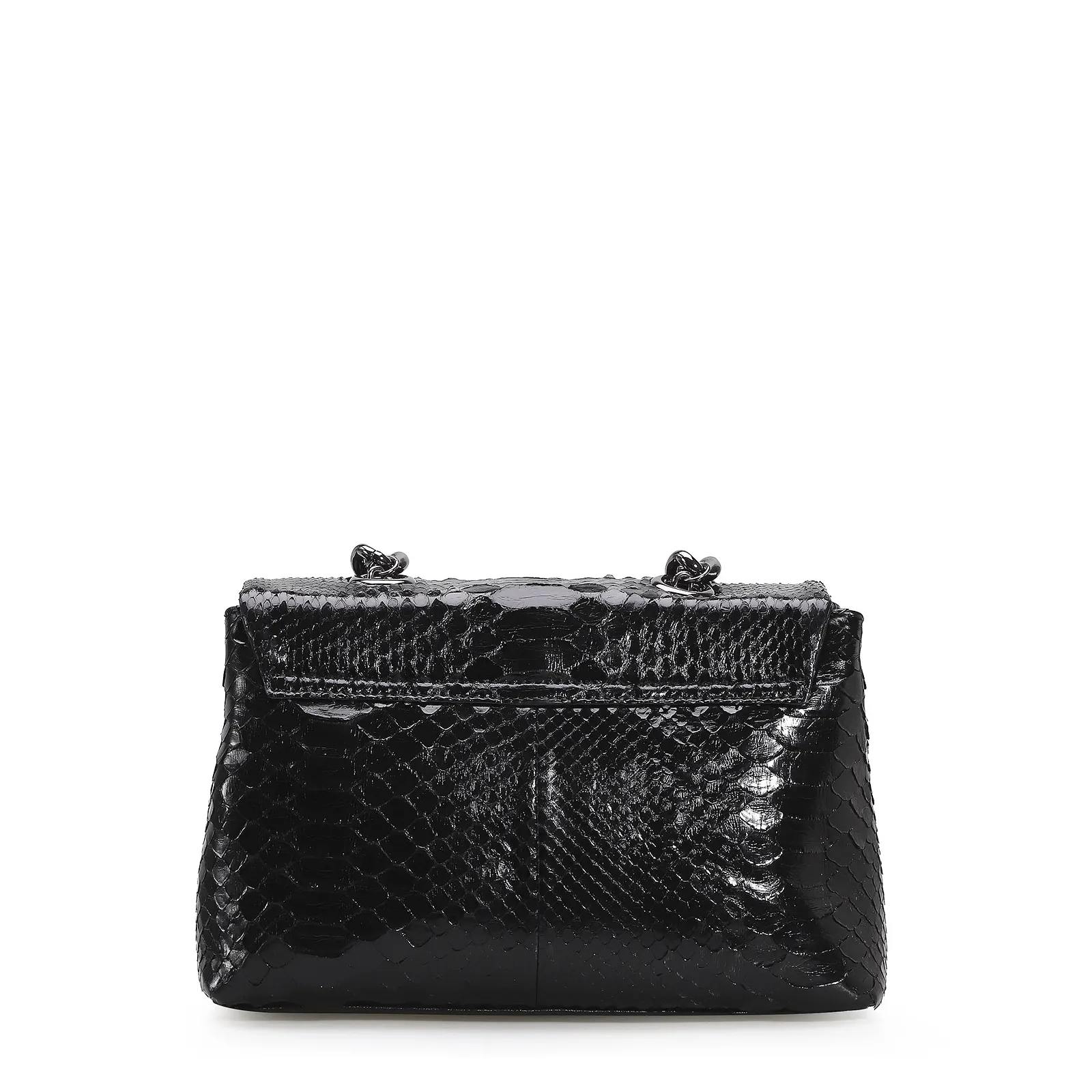 Bolsa De Ombro Python Preto