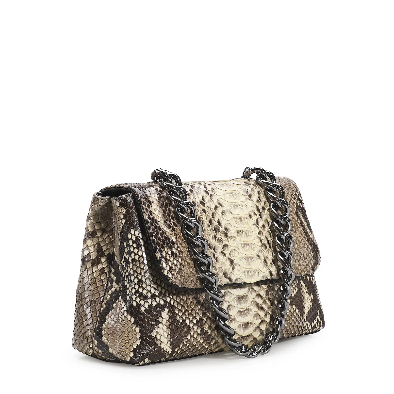 Bolsa De Ombro Python Vanilla