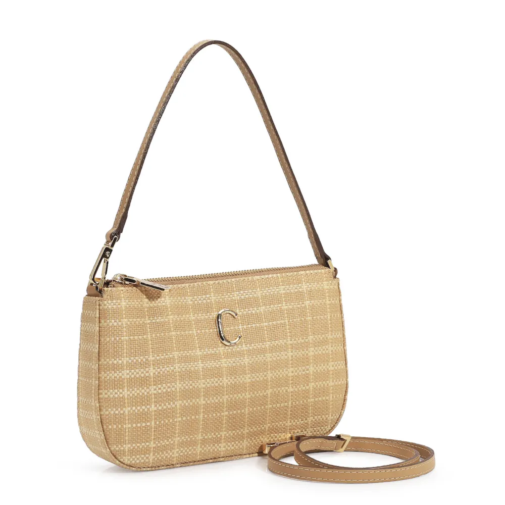 Bolsa De Ombro Ráfia - imagem 3