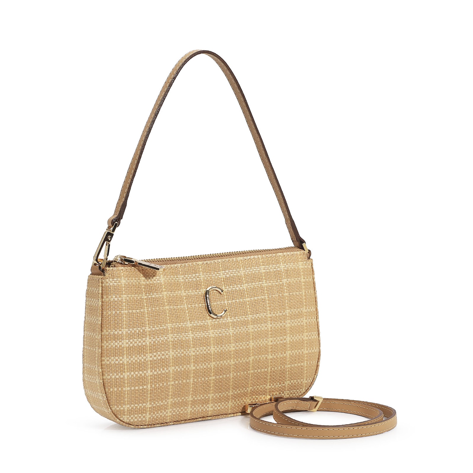 Bolsa De Ombro Ráfia