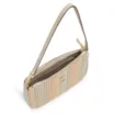 Bolsa De Ombro Ráfia Colorida/Couro Off White - imagem 5