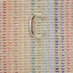 Bolsa De Ombro Ráfia Colorida/Couro Off White - imagem 7