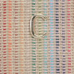 Bolsa De Ombro Ráfia Colorida/Couro Off White - imagem 7