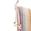 Bolsa De Ombro Ráfia Colors/Couro Off White - imagem 5