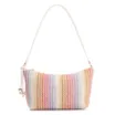 Bolsa De Ombro Ráfia Colors/Couro Off White - imagem 1