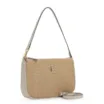 Bolsa De Ombro Ráfia/Couro Off White - imagem 2