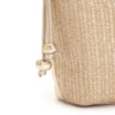 Bolsa De Ombro Ráfia Dourado/Couro Dourado - imagem 5