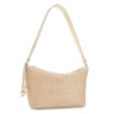 Bolsa De Ombro Ráfia Dourado/Couro Dourado - imagem 2