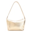Bolsa De Ombro Ráfia Dourado/Couro Dourado - imagem 3