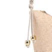 Bolsa De Ombro Ráfia Natural/Couro Off White - imagem 5