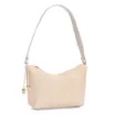 Bolsa De Ombro Ráfia Natural/Couro Off White - imagem 2