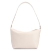 Bolsa De Ombro Ráfia Natural/Couro Off White - imagem 3
