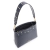 Bolsa De Ombro Rebites Couro Azul - imagem 4