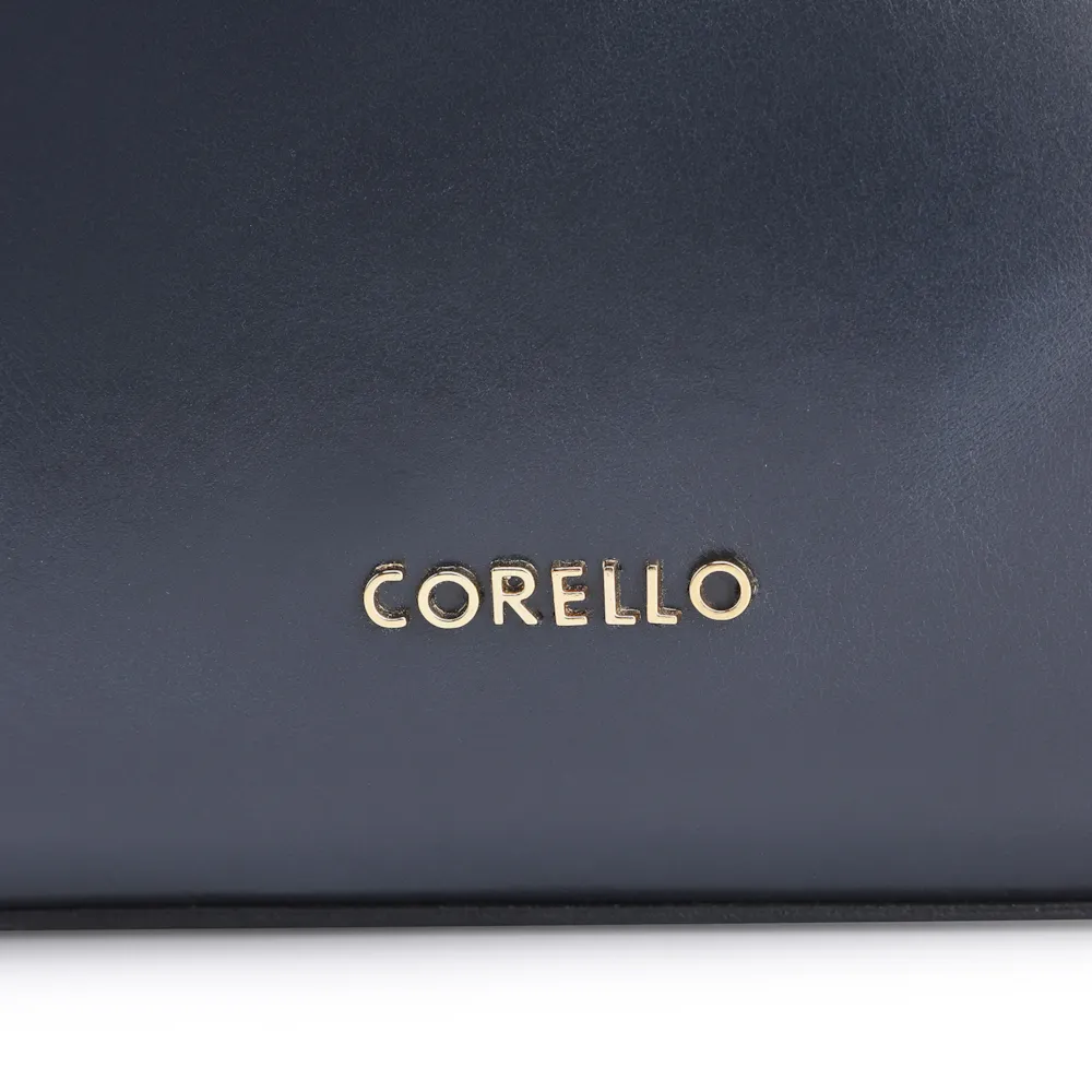 Bolsa De Ombro Rebites Couro Azul - imagem 6