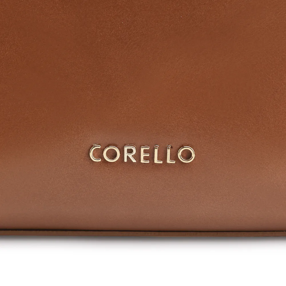 Bolsa De Ombro Rebites Couro Marrom - imagem 6