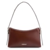 Bolsa De Ombro Rebites Couro Marrom - imagem 1