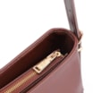 Bolsa De Ombro Rebites Couro Marrom - imagem 6