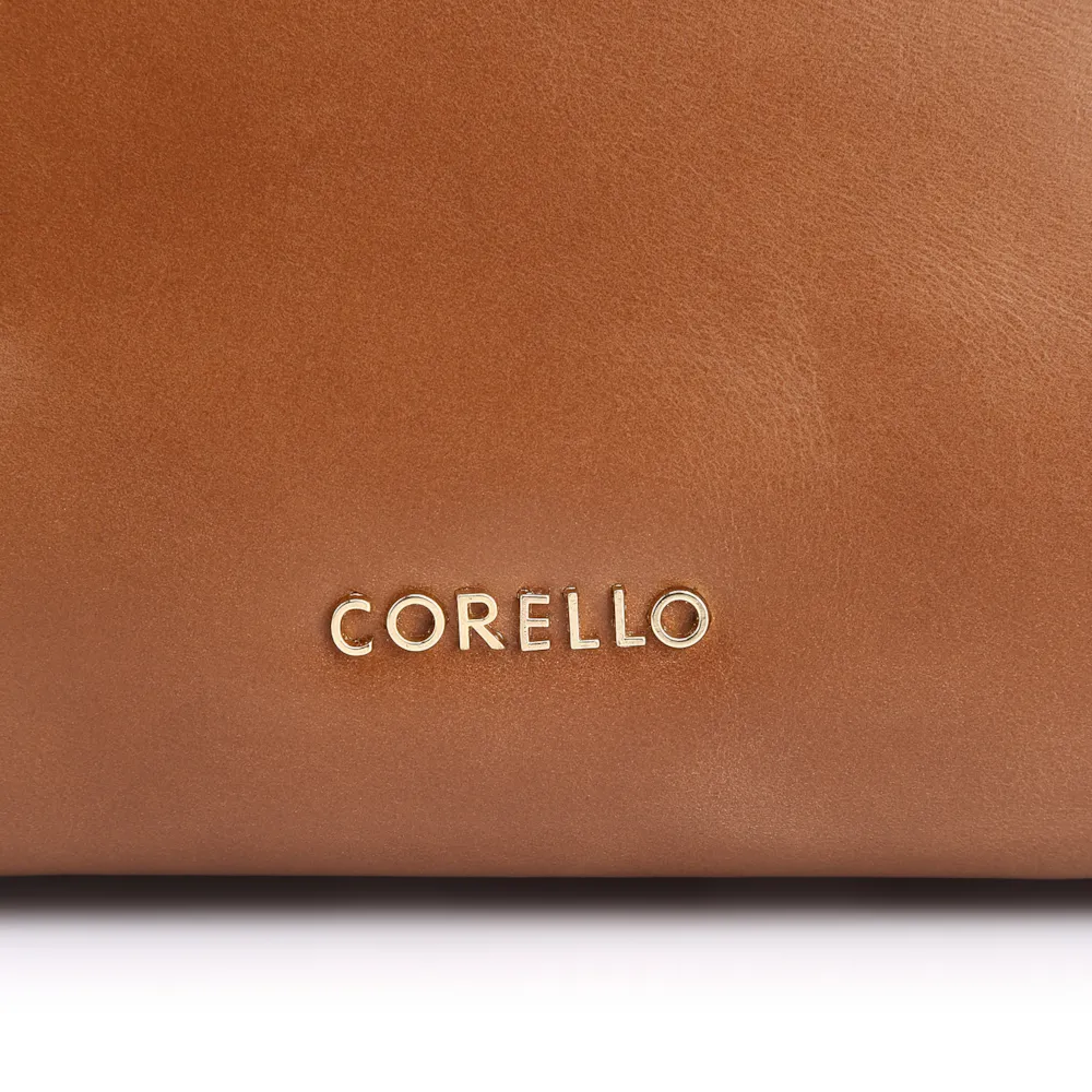 Bolsa De Ombro Rebites Couro Marrom - imagem 6