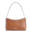 Bolsa De Ombro Rebites Couro Marrom - imagem 1