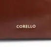 Bolsa De Ombro Rebites Couro Marrom Escuro - imagem 6