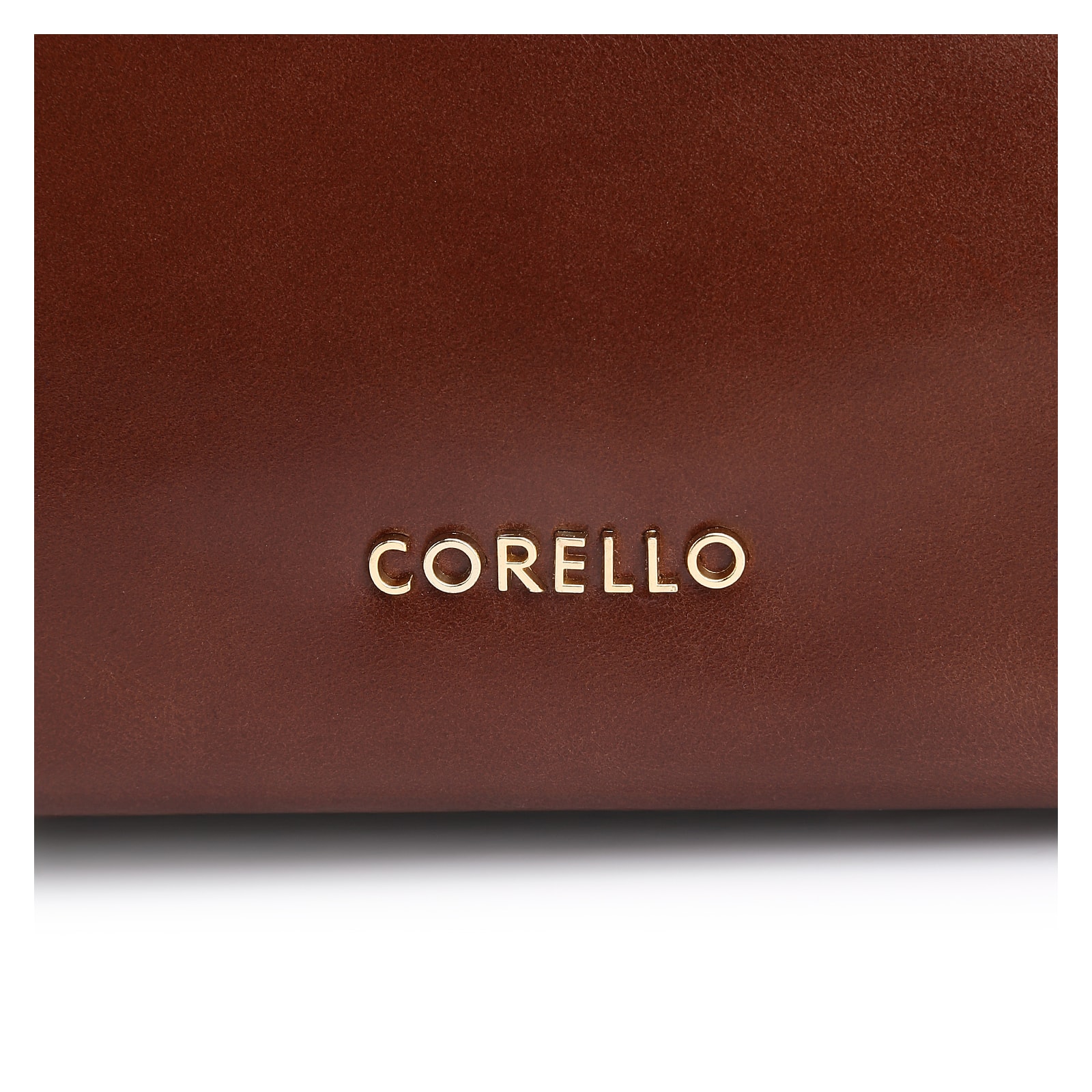 Bolsa De Ombro Rebites Couro Marrom Escuro