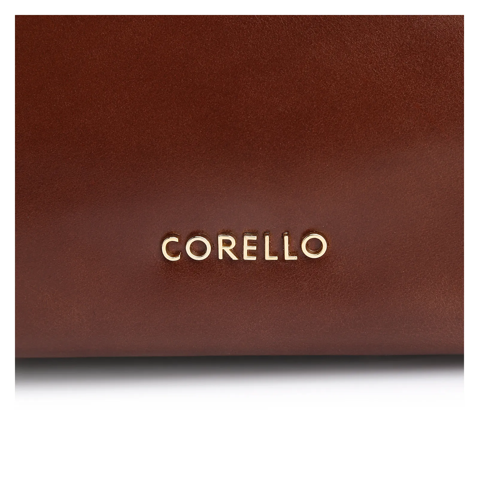 Bolsa De Ombro Rebites Couro Marrom Escuro