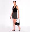 Bolsa De Ombro Rebites Couro Preto - imagem 10