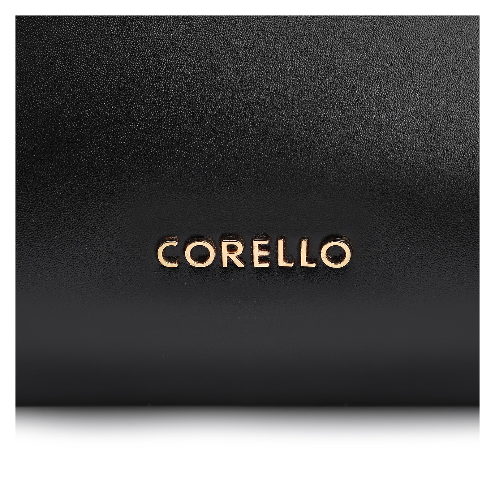 Bolsa De Ombro Rebites Couro Preto