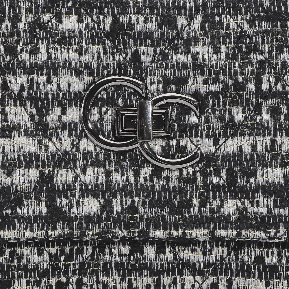 Bolsa De Ombro Tecido Tweed - imagem 6
