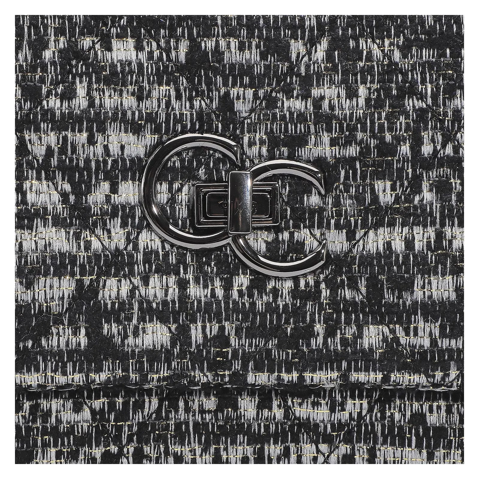 Bolsa De Ombro Tecido Tweed