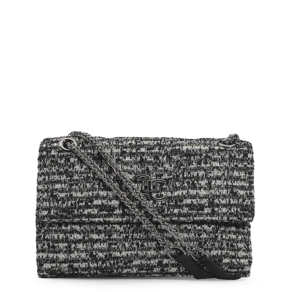 Bolsa De Ombro Tecido Tweed