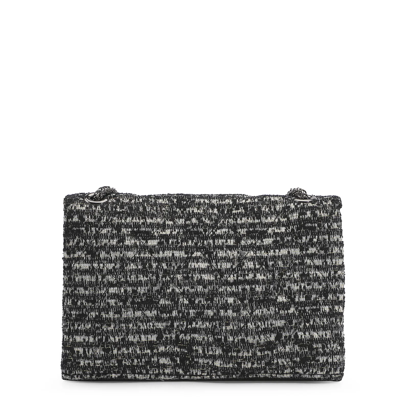 Bolsa De Ombro Tecido Tweed