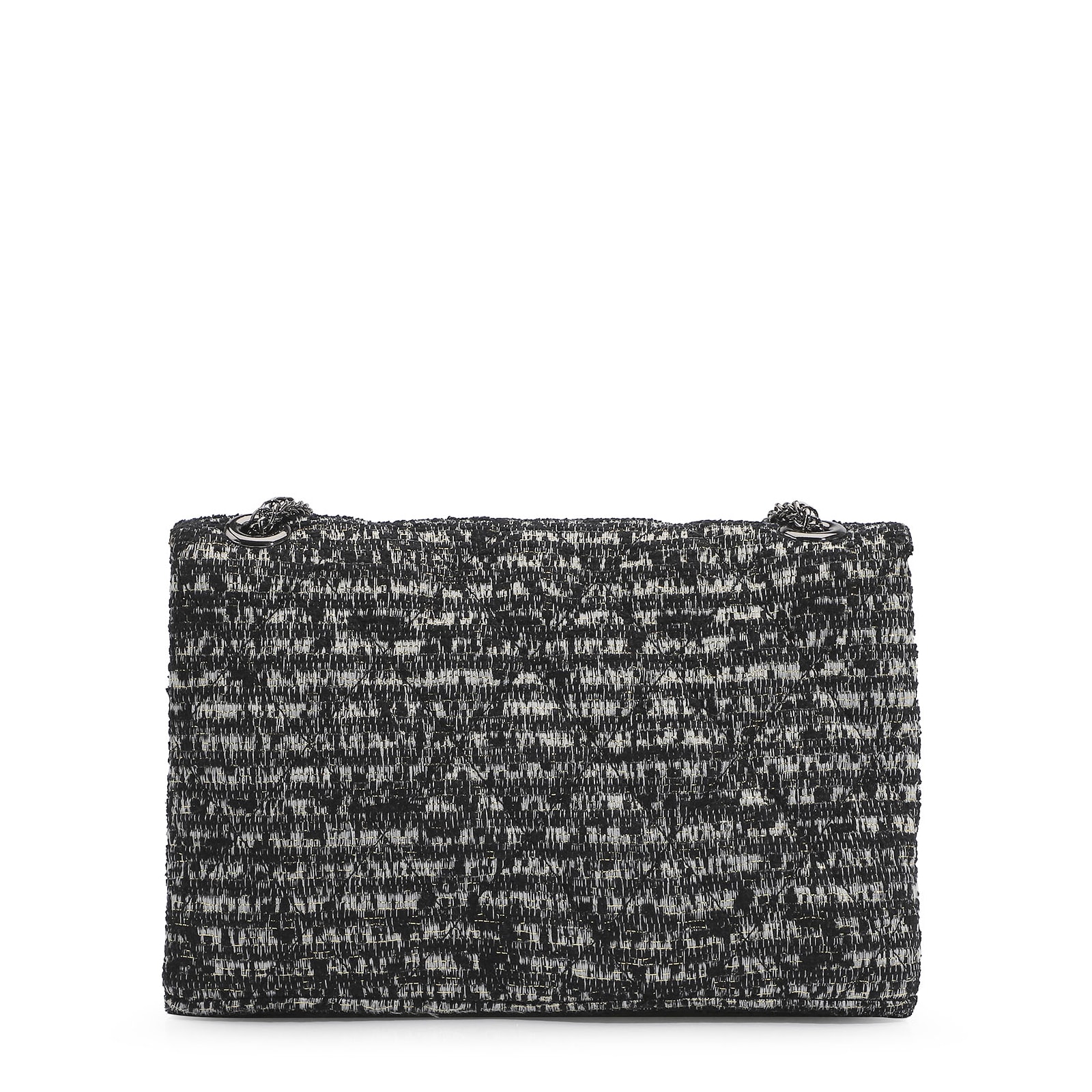 Bolsa De Ombro Tecido Tweed