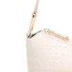 Bolsa De Ombro Tramado Couro Off White - imagem 5