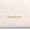 Bolsa De Ombro Tramado Couro Off White - imagem 6