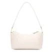 Bolsa De Ombro Tramado Couro Off White - imagem 3