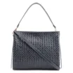 Bolsa De Ombro Tressê Couro Azul - imagem 1