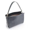 Bolsa De Ombro Tressê Couro Azul - imagem 5
