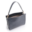 Bolsa De Ombro Tressê Couro Azul - imagem 5
