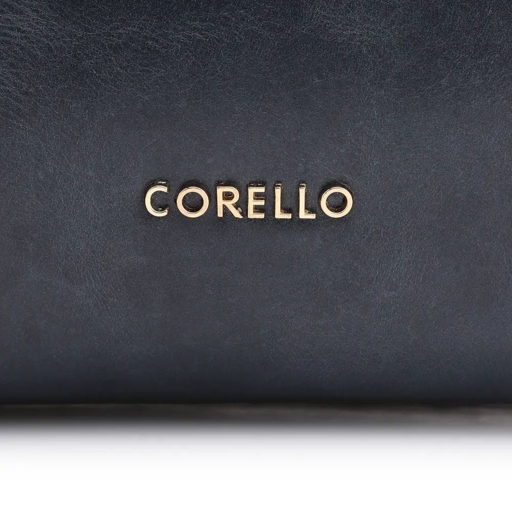 Bolsa De Ombro Tressê Couro Azul - imagem 7