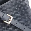 Bolsa De Ombro Tressê Couro Azul - imagem 8