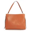 Bolsa De Ombro Tressê Couro Laranja - imagem 3