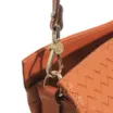 Bolsa De Ombro Tressê Couro Laranja - imagem 5