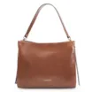 Bolsa De Ombro Tressê Couro Marrom - imagem 3