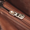 Bolsa De Ombro Tressê Couro Marrom - imagem 8