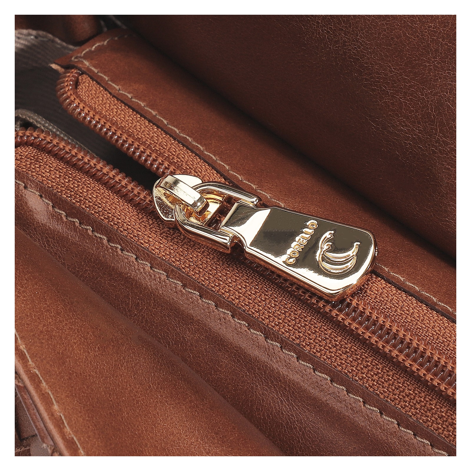 Bolsa De Ombro Tressê Couro Marrom