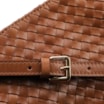 Bolsa De Ombro Tressê Couro Marrom - imagem 7