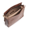 Bolsa De Ombro Tressê Couro Marrom - imagem 4